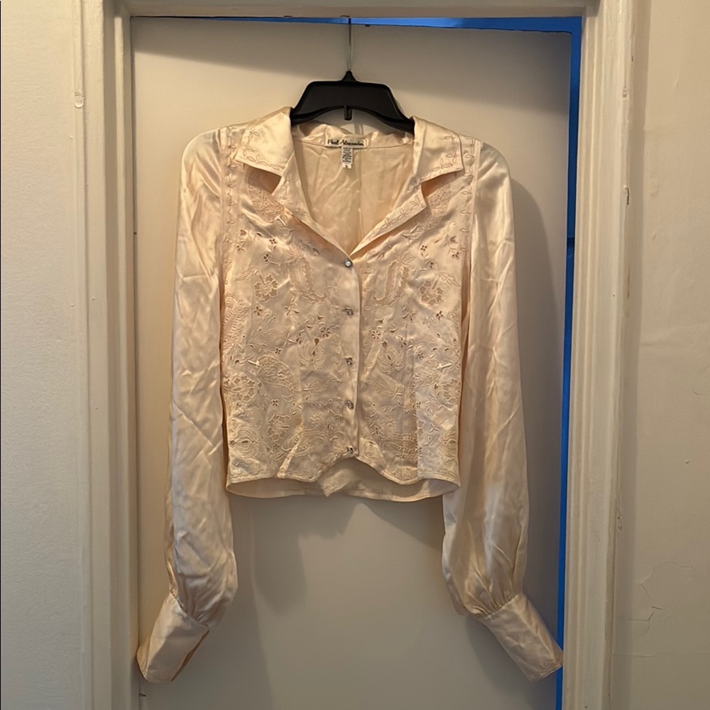 Vintage Paul Alexander embroidered blouse